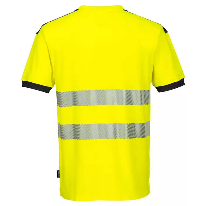 Portwest PW3 T-shirt, Hi-vis Yellow/Grey, large image number 1