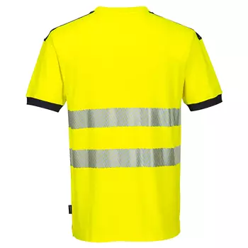Portwest PW3 T-shirt, Hi-vis Yellow/Grey