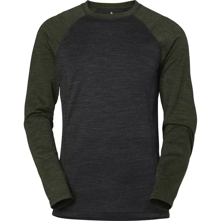 Matterhorn Haley sweater with merino wool, Black/Green, large image number 0
