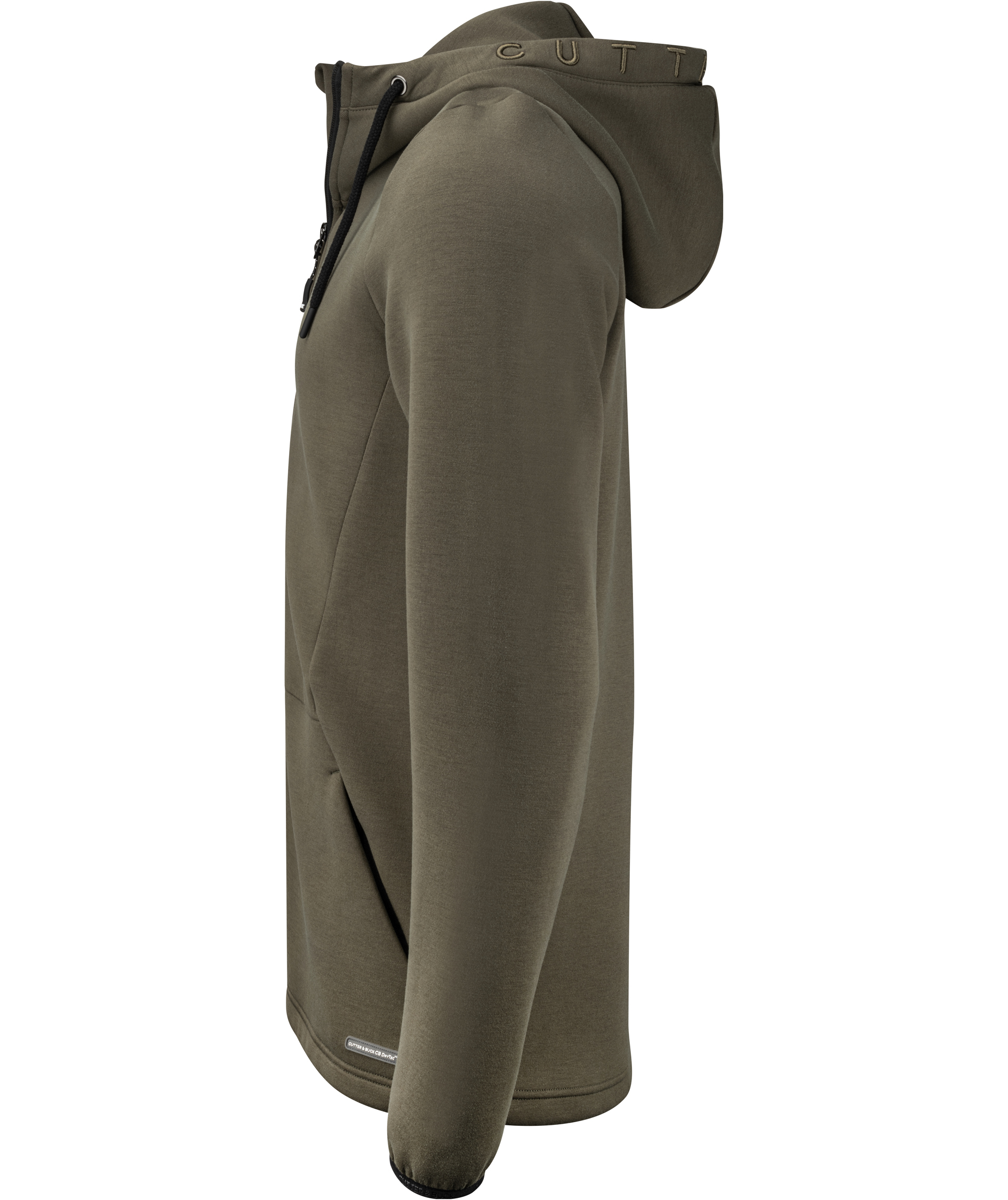 Cutter & Buck Pemberton hoodie with full zipper, Ivy green, large image number 3