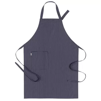 Segers 4579 bib apron with pocket, Midnight Blue