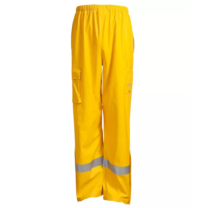 Elka Dry Zone D-Lux PU rain trousers, Yellow, large image number 0