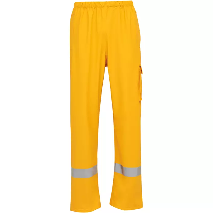 ELKA Dry Zone D-Lux PU regnbyxa, Gul, large image number 0