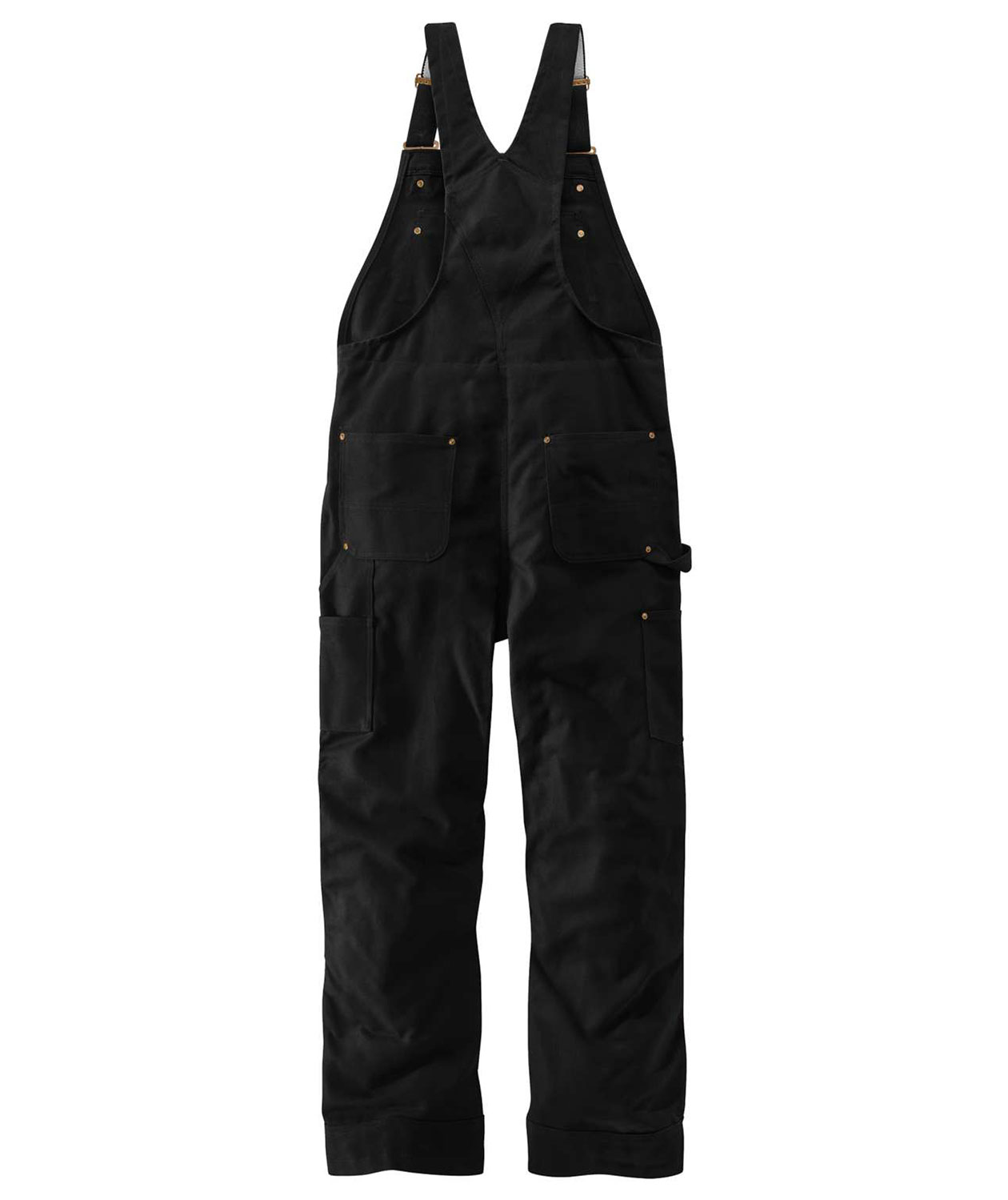 Carhartt Firm Duck Latzhose, Schwarz, large image number 2