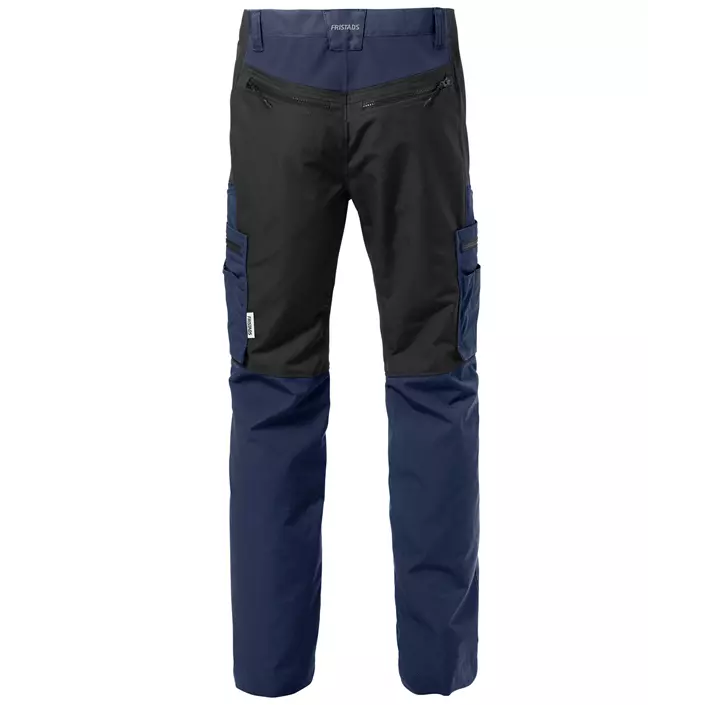 Fristads service trousers 2700 PLW, Marine Blue/Black, large image number 1