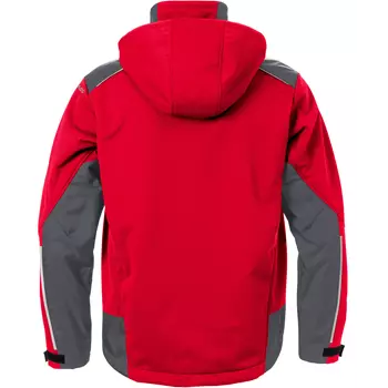 Fristads softshell winter jacket 4060, Red/Grey