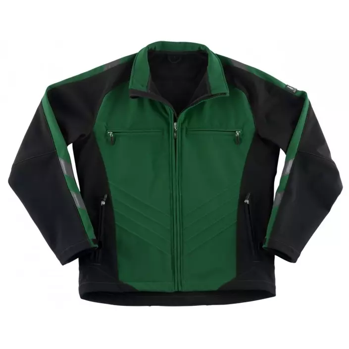 Mascot Unique Dresden softshell jacket, Green/Black, large image number 1