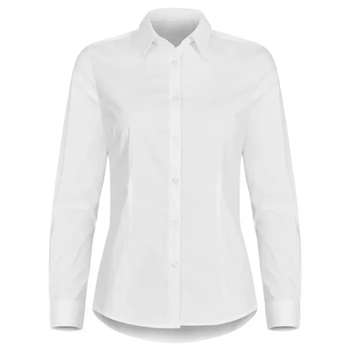 Clique dame Stretch Shirt, Hvid, large image number 0