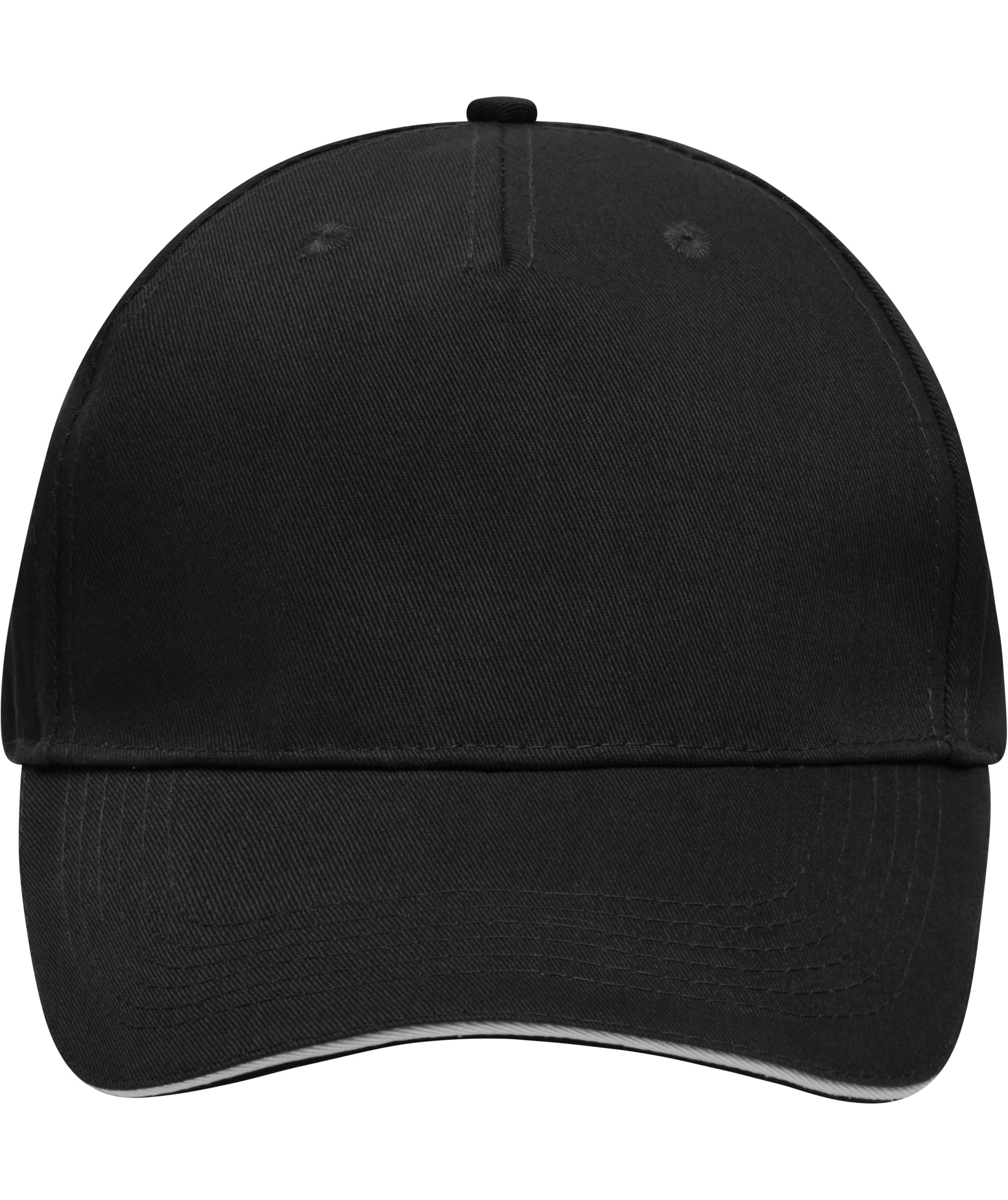 Myrtle Beach 5 Panel Sandwich Cap, Black/Light Grey, Black/Light Grey, large image number 1