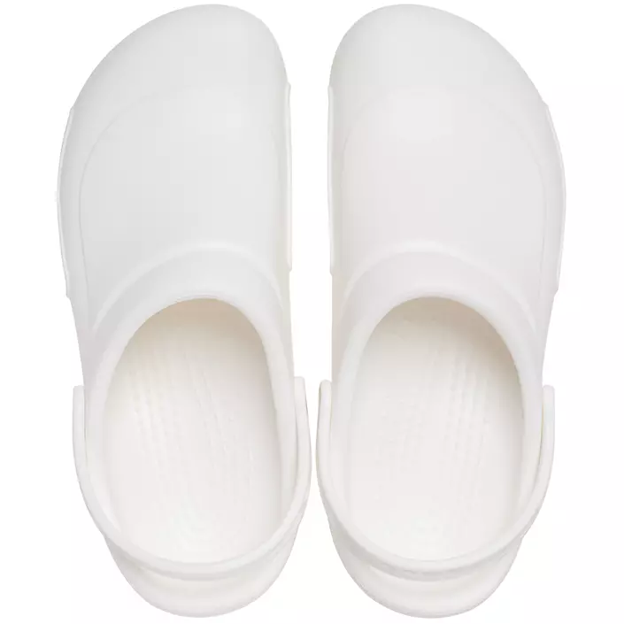 Crocs Bistro Work Clog OB, White, large image number 3