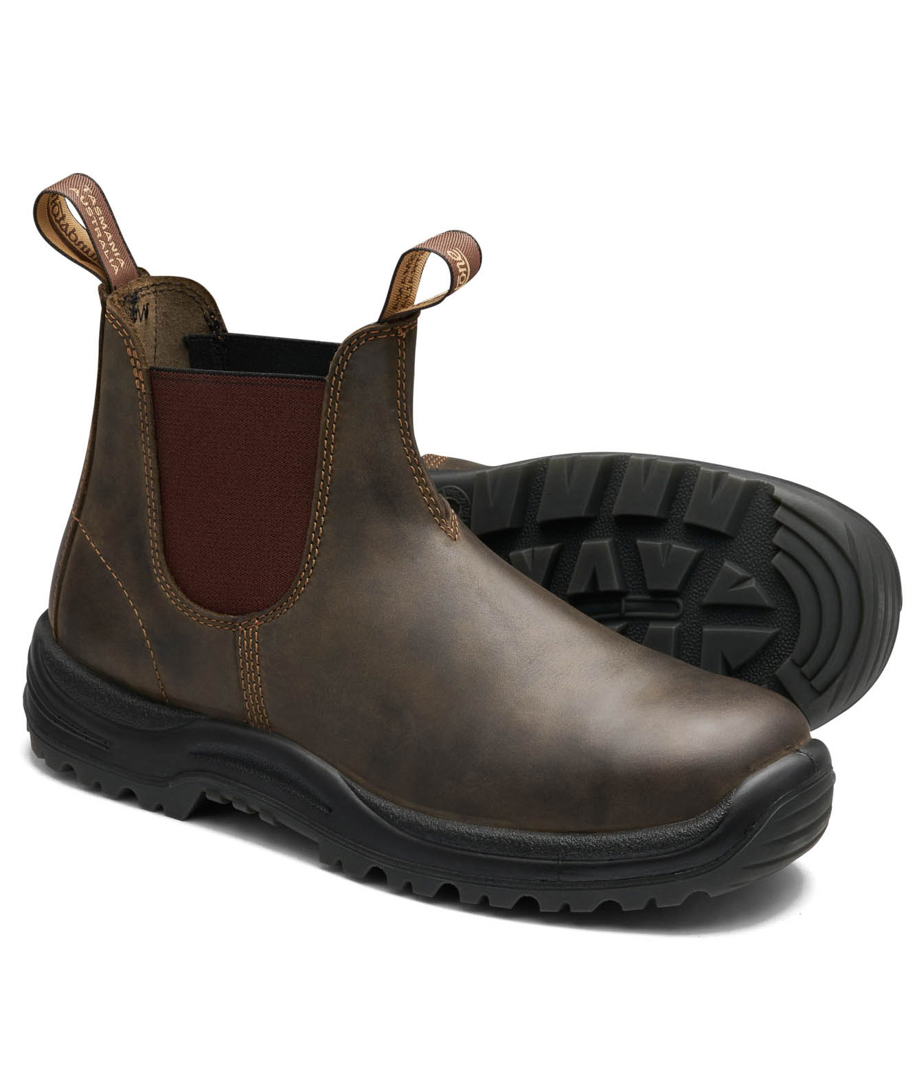 Blundstone 196 Xtreme skyddsst&ouml;vlar S2, Rustic Brown