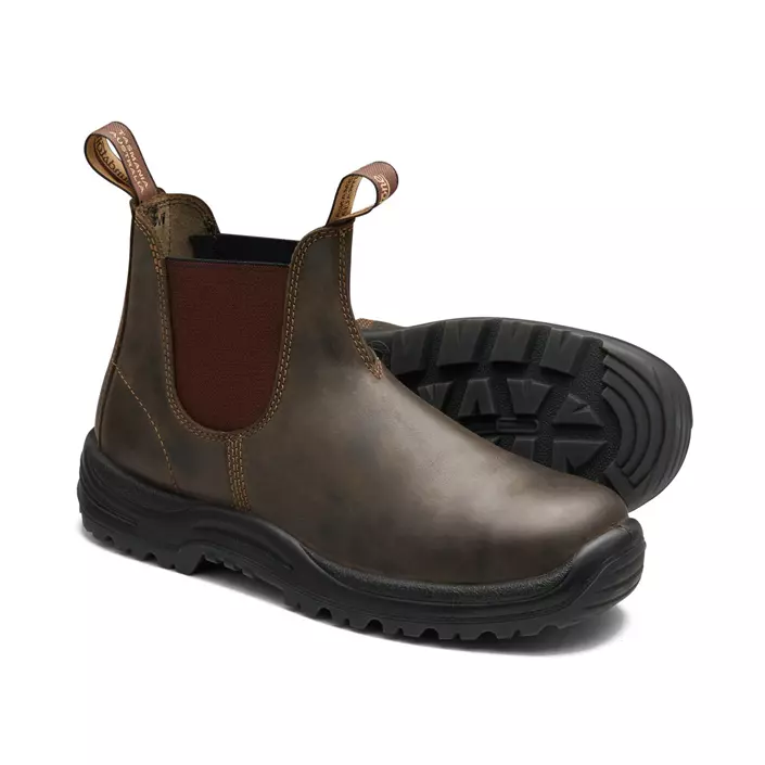 Blundstone 196 Xtreme skyddsstövlar S2, Rustic Brown, large image number 1