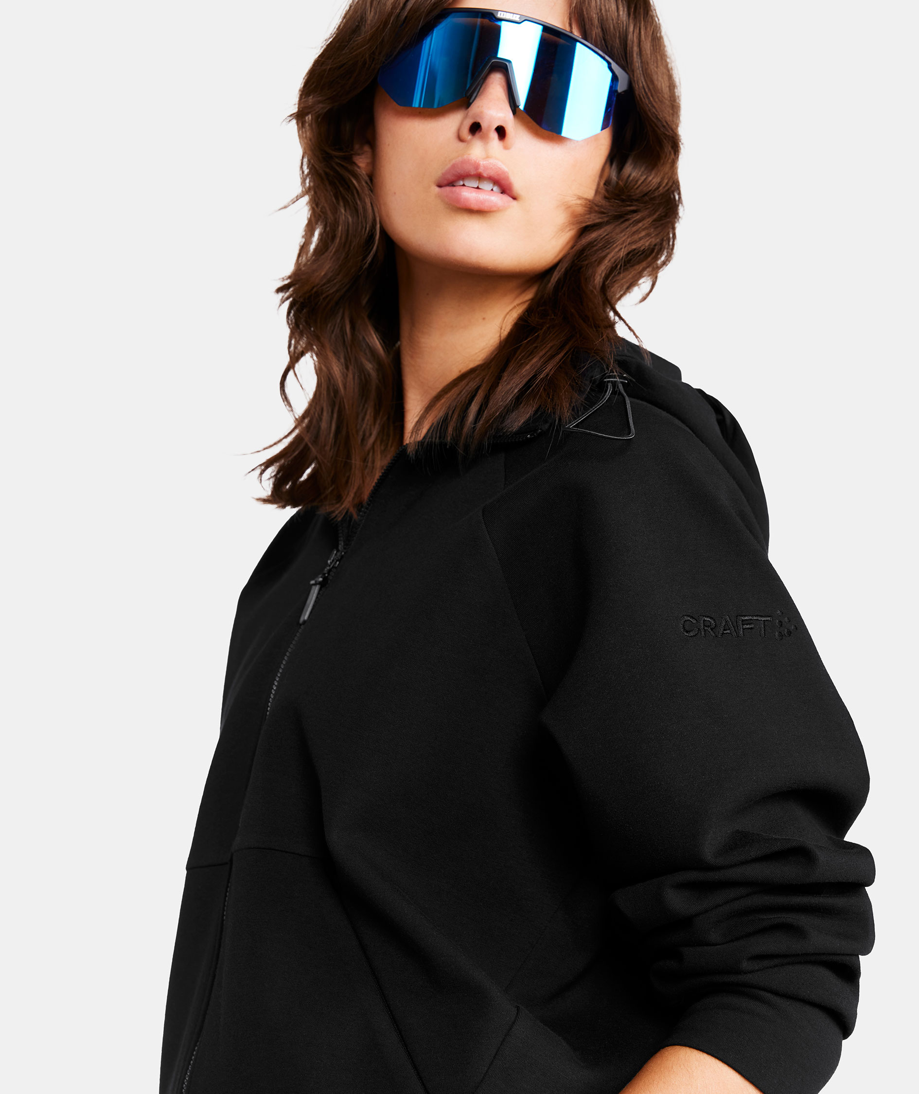 Craft ADV Join women's hoodie with zipper, Black, large image number 5