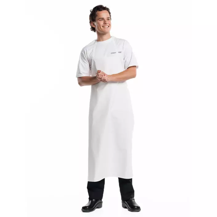Chaud Devant bib apron, White, White, large image number 1