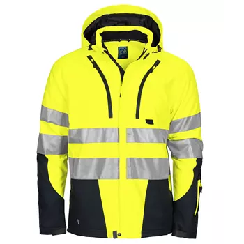ProJob winter jacket 6420, Hi-vis Yellow/Black