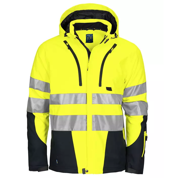 ProJob winter jacket 6420, Hi-vis Yellow/Black, large image number 0