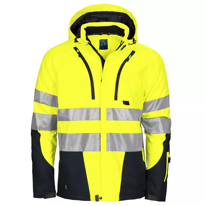 ProJob winter jacket 6420, Hi-vis Yellow/Black, large image number 0