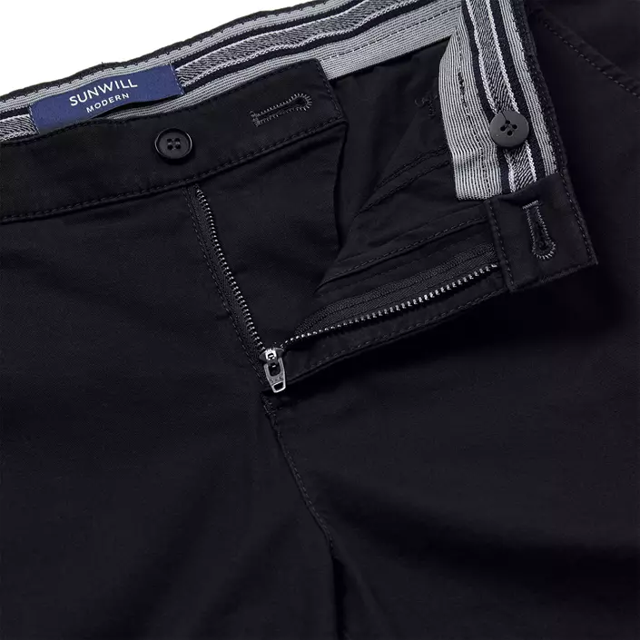 Sunwill Extreme Flexibility Modern fit dame chinos, Dark navy, large image number 3