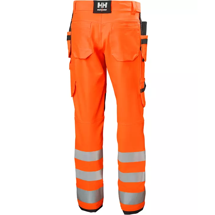 Helly Hansen Alna 4X craftsman trousers full stretch, Hi-vis Orange/Ebony, large image number 2