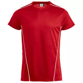 Clique Ice Sport-T  T-Shirt, Rot/Weiß