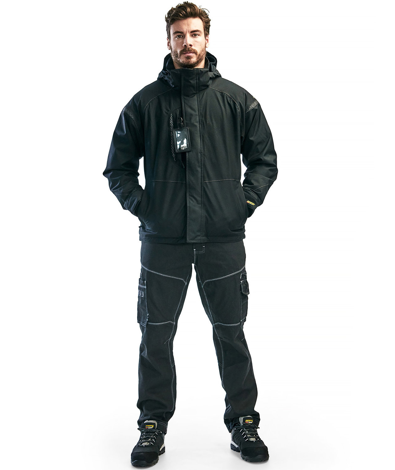 Bl&aring;kl&auml;der shell jacket, Black, large image number 1