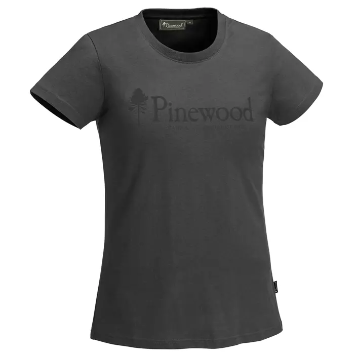Pinewood Outdoor Life dame T-skjorte, Mørk Antrasitt, large image number 0