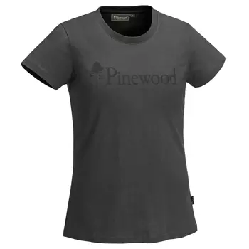 Pinewood Outdoor Life dame T-shirt, Mørk Antracit