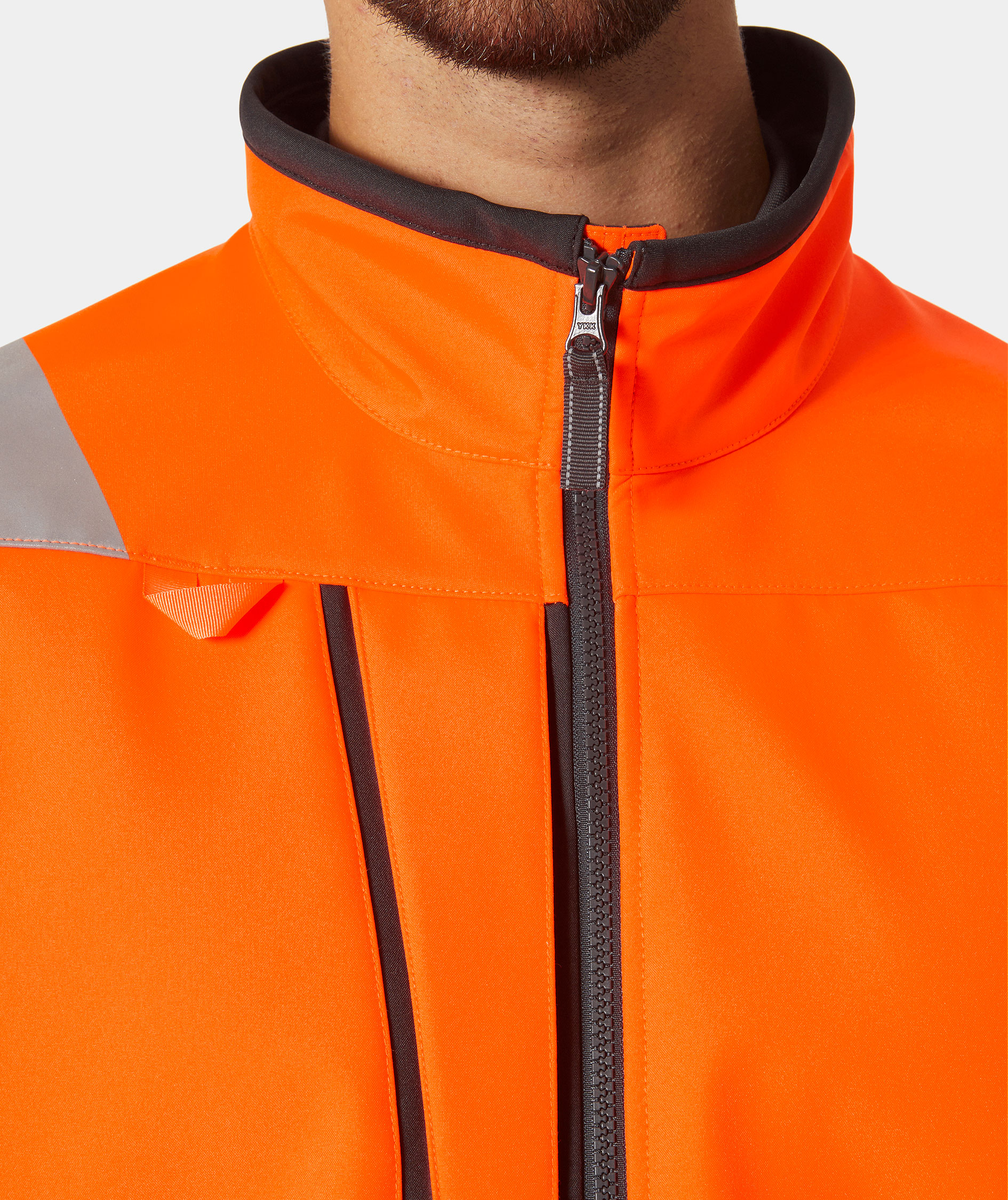 Helly Hansen Alna 2.0 softshell jacket, Hi-vis Orange/charcoal, large image number 4