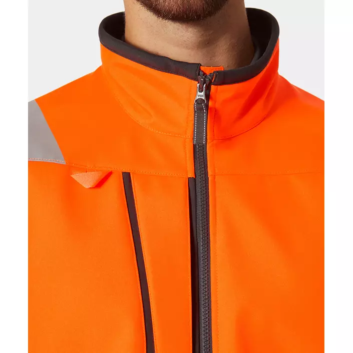 Helly Hansen Alna 2.0 softshell jacket, Hi-vis Orange/charcoal, large image number 4