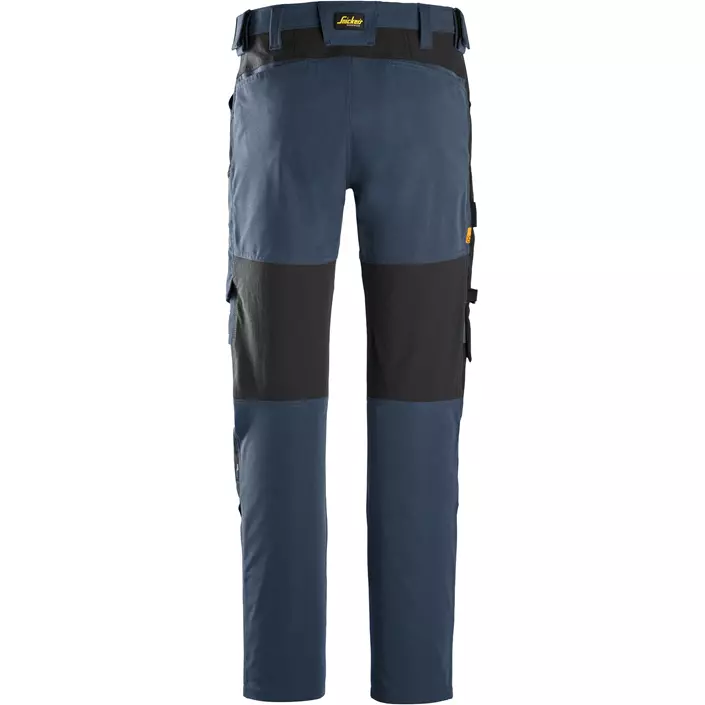 Snickers AllroundWork arbetsbyxa 6318 full stretch, Navy/black, large image number 1