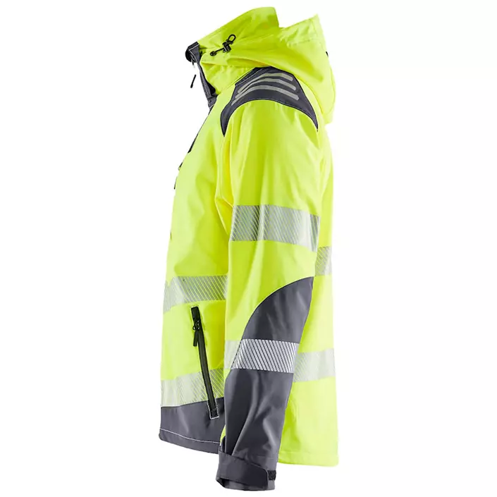 Blåkläder softshelljacka, Varsel Gul/Grå, large image number 4