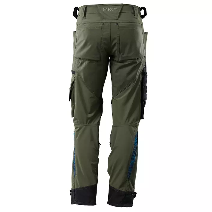Mascot Advanced work trousers Full stretch, Moss green, large image number 2