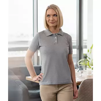 Karlowsky Modern-Flair women's polo shirt, Platinum grey