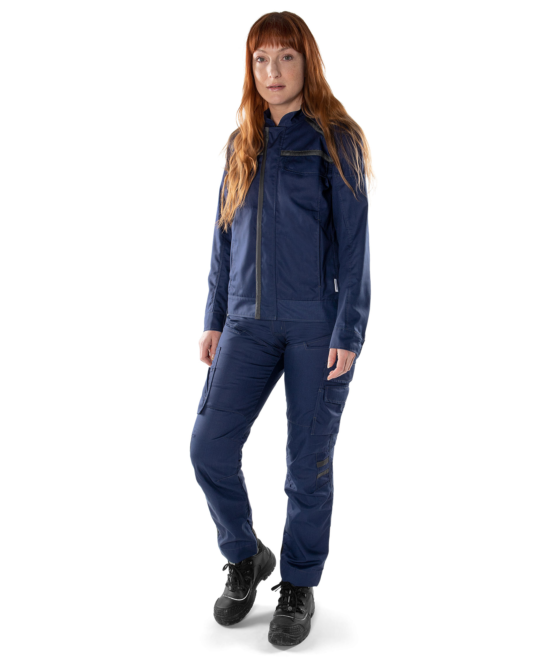 Fristads Green women's service trousers 2689 GRT, Marine Blue, large image number 1