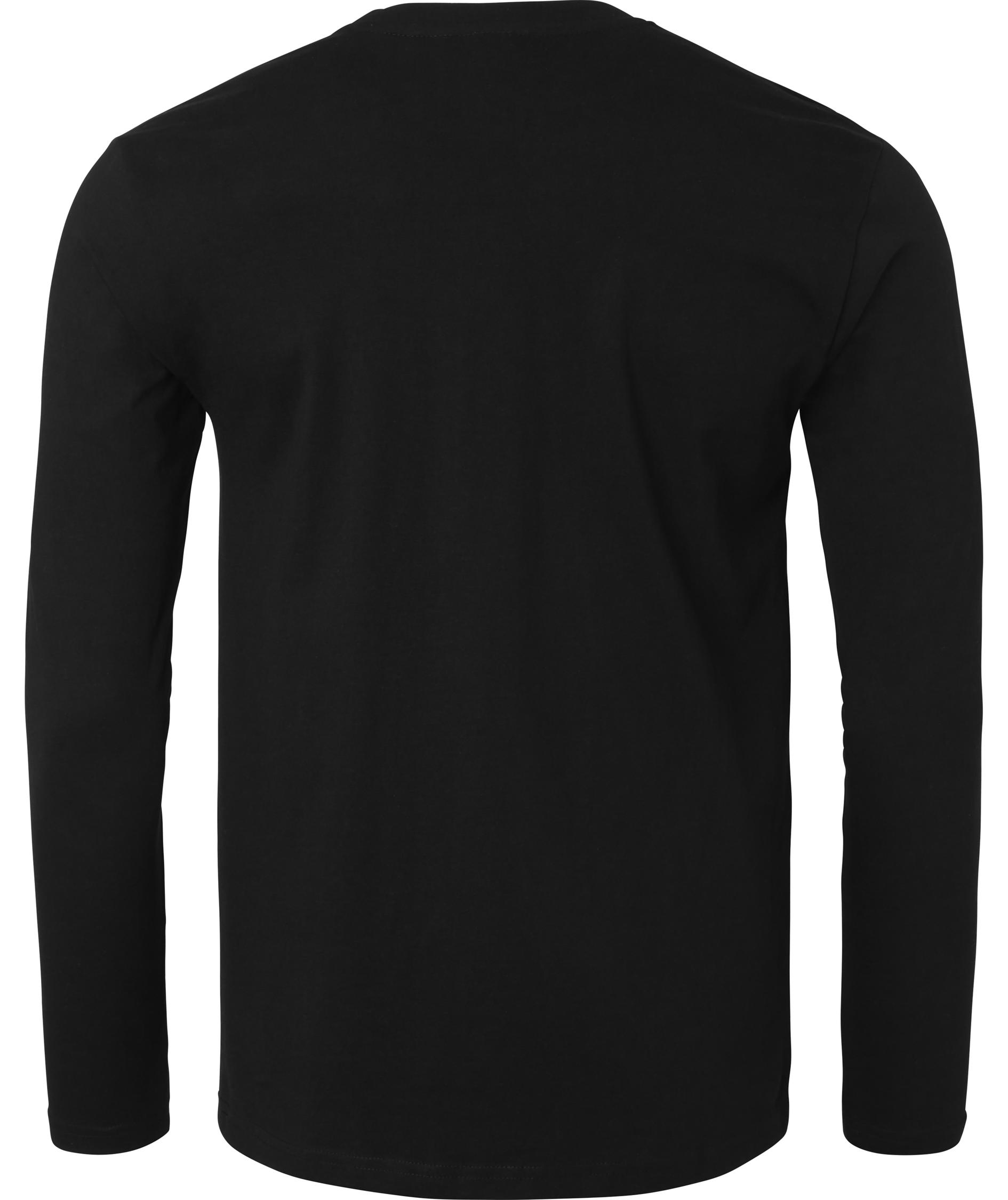 Top Swede l&aring;ng&auml;rmad T-shirt 138, Svart