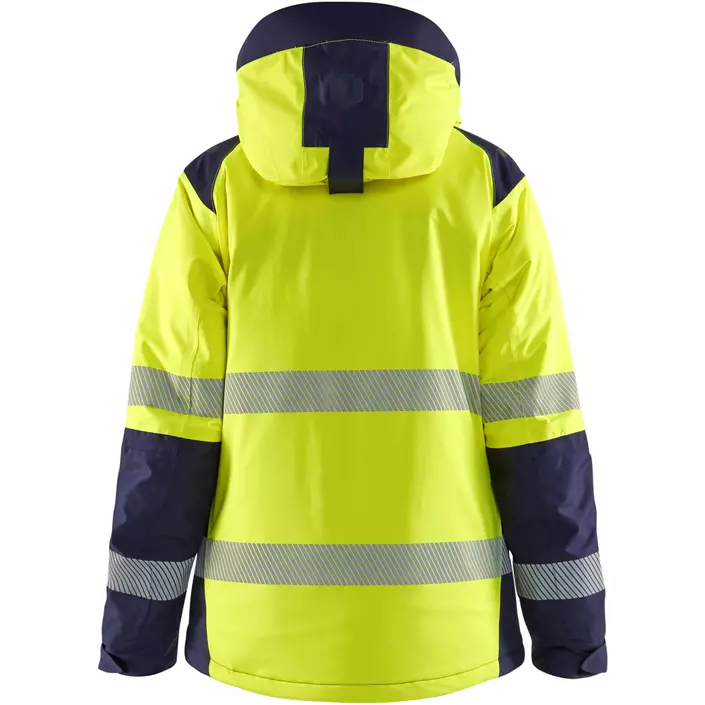 Blåkläder dame vinterjakke, Hi-Vis gul/marine, large image number 1