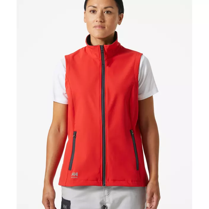 Helly Hansen Manchester 2.0 women's softshell vest, Alert red, large image number 1