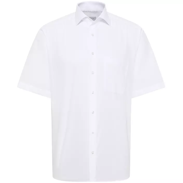 Eterna Uni Comfort fit kortærmet Poplin skjorte, White , large image number 0