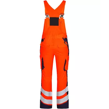 Engel Safety Light dame overalls, Orange/Blue Ink