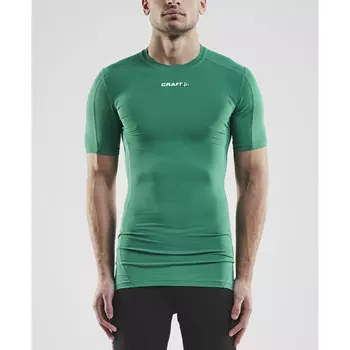 Craft Pro Control kompressions T-shirt, Team green