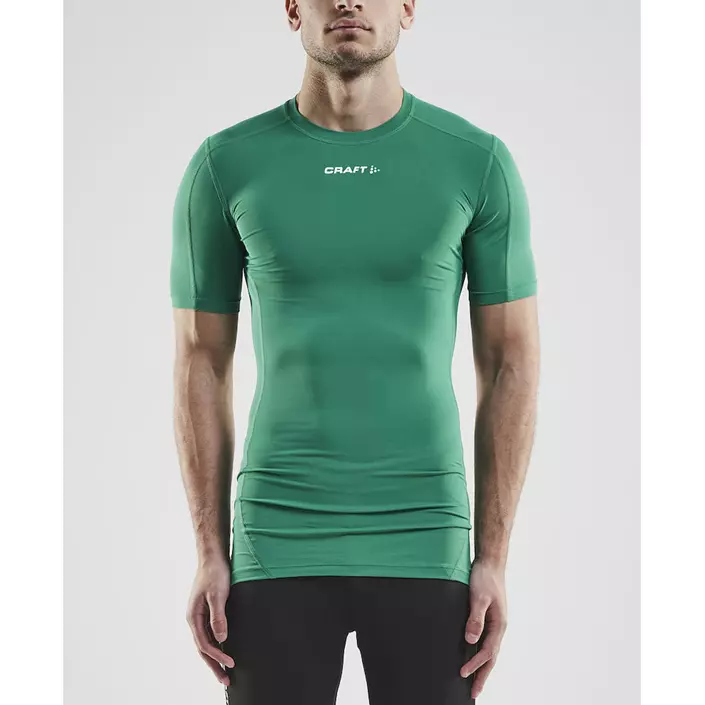 Craft Pro Control kompression T-shirt, Team green, large image number 1