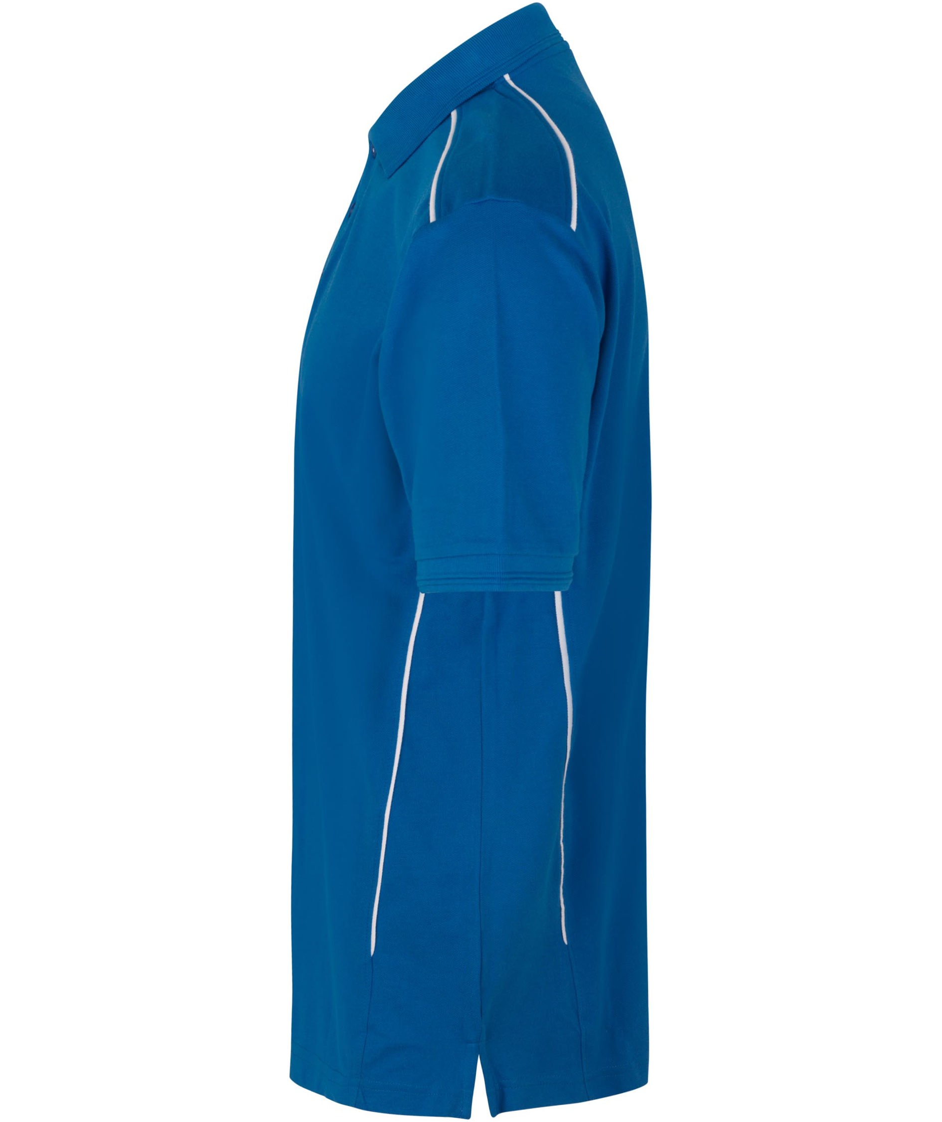 ID PRO Wear pipings polo T-shirt, Azurbl&aring;, large image number 2