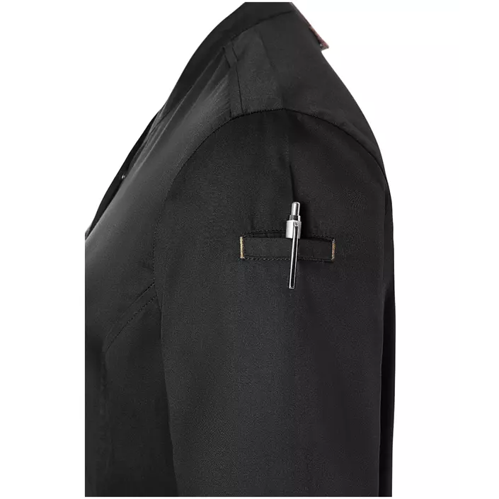 Karlowsky Green-Generation women's chefs jacket, Black, large image number 7