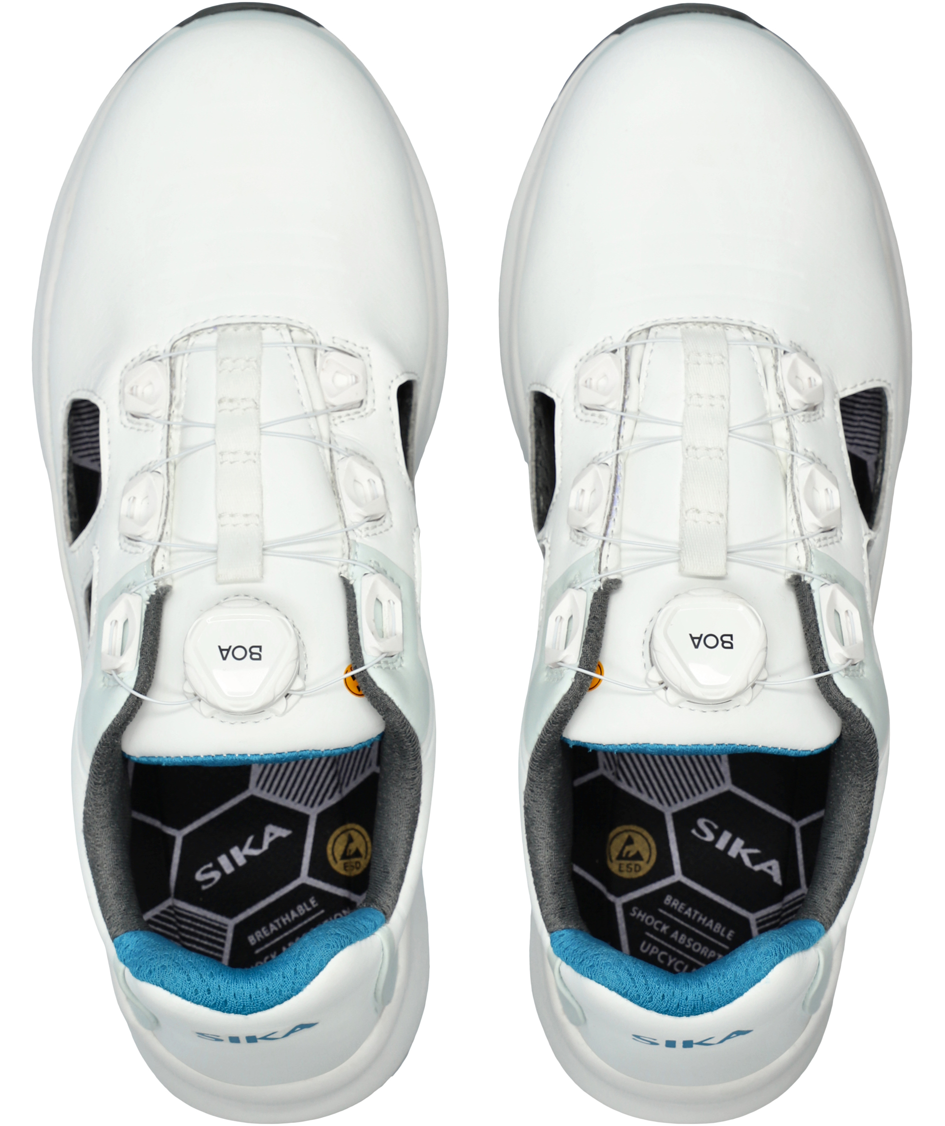 Sika Cloud Open Boa safety sandals S1, White, large image number 2