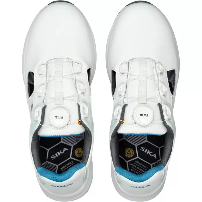 Sika Cloud Open Boa sikkerhedssandal S1, Hvid, large image number 2