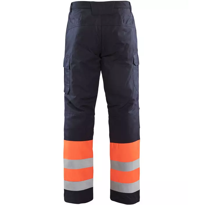 Blåkläder Multinorm winter trousers, Marine/Hi-Vis Orange, large image number 1