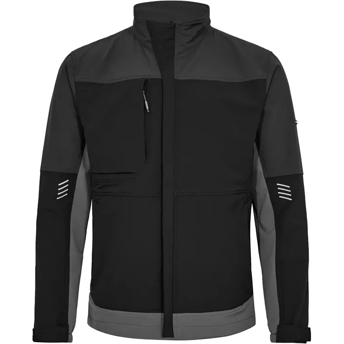 Engel Entire arbejdsjakke full stretch, Black/Anthracite Grey, large image number 0