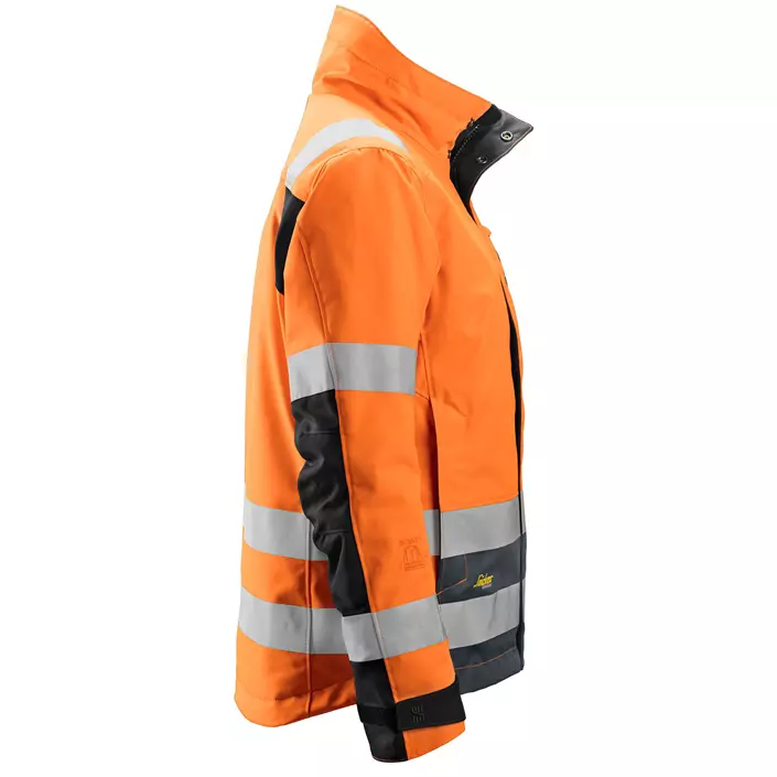 Snickers AllroundWork women's softshell jacket 1237, Hi-Vis Orange/Steel Grey, large image number 2