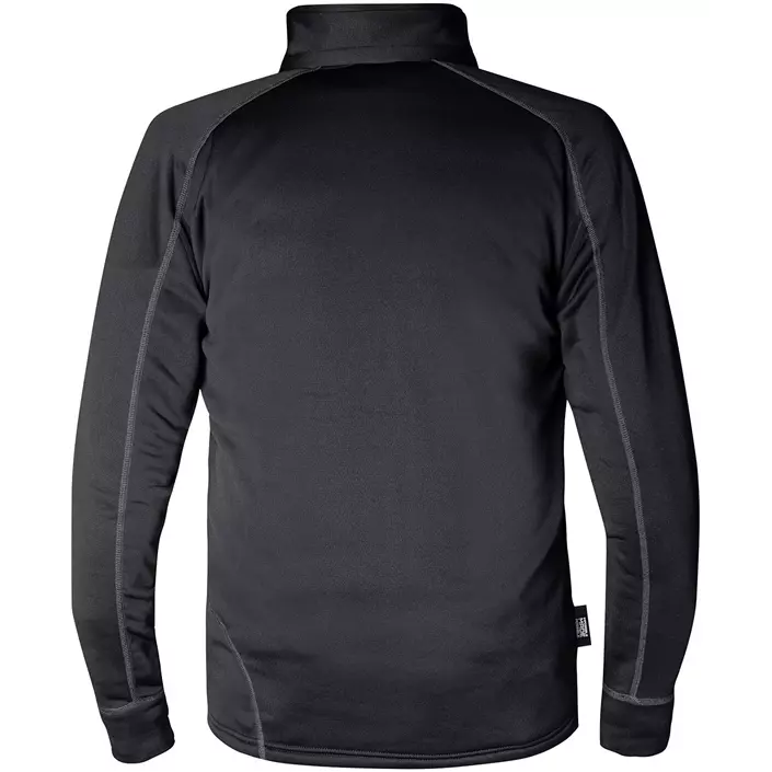 Fristads Gen Y Polartec Zip sweatshirt 792, Sort, large image number 1
