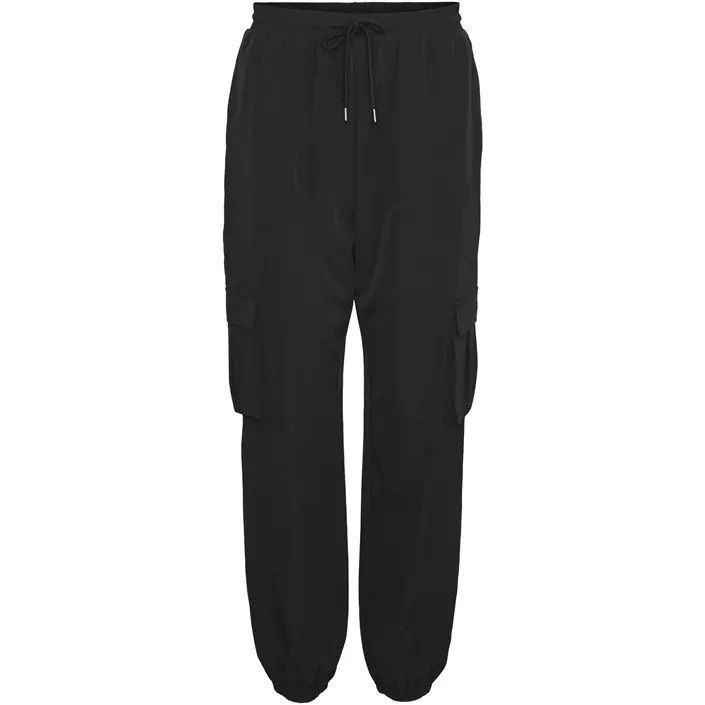 Vero Moda VMKIMBERLY dame stretch cargobukser, Black, large image number 0